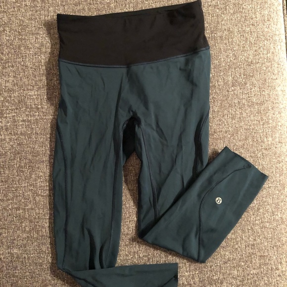 lululemon athletica Pants - Run the Day Crop SUBM/4 lululemon athletica Pants - Run the Day Crop SUBM/4